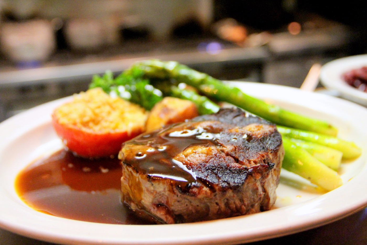Grilled dish